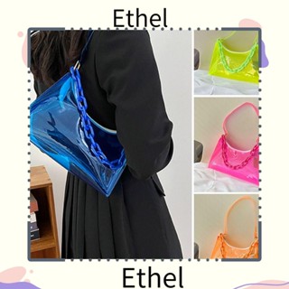 Ethel1 กระเป๋าสะพายไหล่ เนื้อเจลลี่ แฟชั่นฤดูร้อน สําหรับผู้หญิง