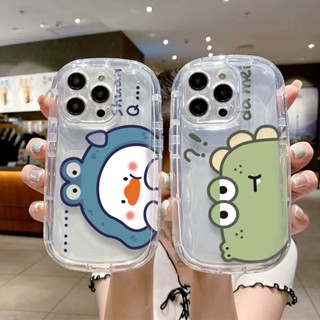 เคสโทรศัพท์มือถือ TPU นิ่ม ปิดด้านหลัง ลายการ์ตูนกบ เป็ด ไดโนเสาร์น่ารัก สําหรับ OPPO A58 A78