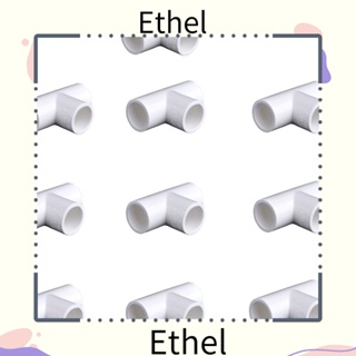 Ethel1 อะแดปเตอร์เชื่อมต่อท่อ PVC รูปตัว T 3/4 นิ้ว 6 จุด ป้องกันการกัดกร่อน 10 ชิ้น