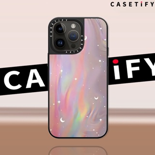 Casetify เคสโทรศัพท์มือถือกระจก ลายดาว กลิตเตอร์ แฟนตาซีกลางคืน สําหรับ iPhone14ProMax iP13Pro 13 iPhone11 12Promax 13Promax 12 13 14