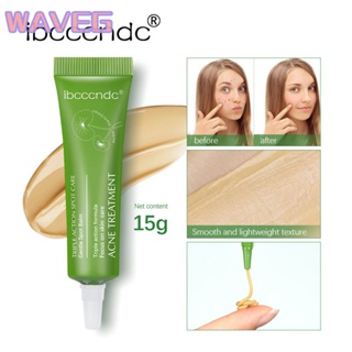 Wave 2pcs Ibcccndc เจลกำจัดรอยแผลเป็นจากสิว Anti Acne Scars Whitening Skin 30g ลบสิวหัวดำและสิวเพื่อซ่อมแซมครีมแต้มสิว