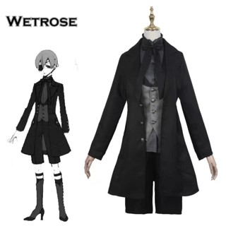 [Wetrose] ชุดคอสเพลย์อนิเมะ Black Butler Ciel Phantomhive Sebastian Michaelis สําหรับผู้หญิง