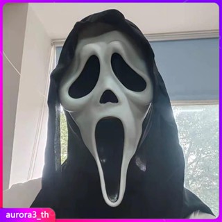 【พร้อมส่ง】 Screaming Ghostface Death Mask Scream Death Mask Horror Skull Halloween Party Cosplay Props For Men Women