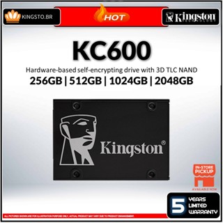 Kingston KC600 2T SATA3 ฮาร์ดไดรฟ์ภายใน 2.5 นิ้ว 1T 512G สําหรับโน้ตบุ๊ก