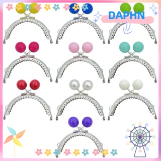 Daphs กรอบเข็มกลัดโลหะ สีแคนดี้ สไตล์วินเทจ อุปกรณ์เสริม สําหรับกระเป๋าถือ