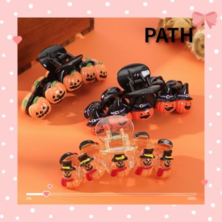 Path กิ๊บติดผมหางม้า พลาสติก 4 นิ้ว เครื่องประดับ สําหรับผู้หญิง ปาร์ตี้ฮาโลวีน