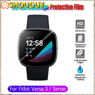 Shououy ฟิล์มกันรอย HD อุปกรณ์เสริม สําหรับ Fitbit Versa Versa 2 3 Sense