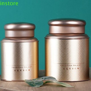 Instore กระปุกเก็บชา กาแฟ ลูกกวาด ทรงกลม แบบพกพา