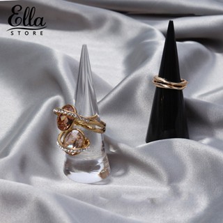 Ellastore123 ชั้นวางเครื่องประดับ แหวน ทรงกลม ป้องกันการลื่นไถล สําหรับถ่ายภาพ และขายปลีก