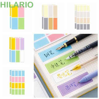 Hilario สติกเกอร์ป้ายชื่อ กันน้ํา มีกาวในตัว หลากสี สําหรับตกแต่งโต๊ะทํางาน