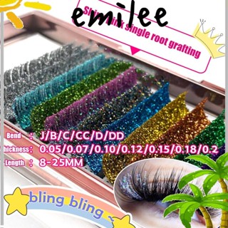 Emilee ขนตาปลอม กลิตเตอร์ ธรรมชาติ เป็นประกาย สําหรับแต่งหน้า