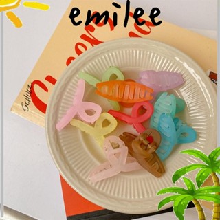 Emilee กิ๊บติดผม พลาสติกเจลลี่ ฉลาม ขนาดเล็ก น่ารัก สําหรับผู้หญิง 10 ชิ้น