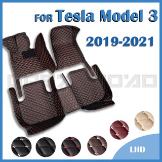 Rhd พรมปูพื้นรถยนต์ สําหรับ Tesla Model 3 2019 2020 2021