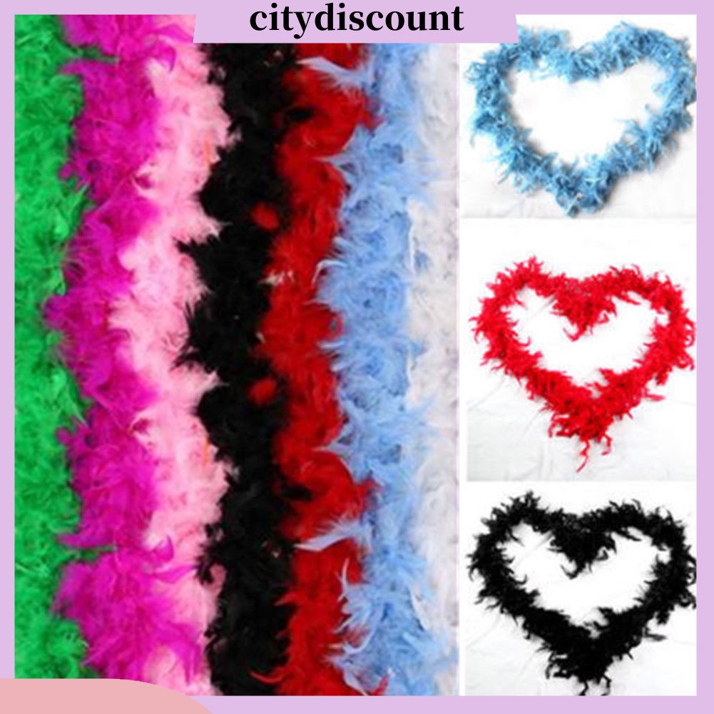 <citydiscount> เชือกขนนก ยาว 2 เมตร สําหรับตกแต่งปาร์ตี้ งานแต่งงาน