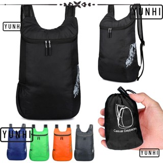 Yunhi กระเป๋าเป้สะพายหลัง พับได้ สําหรับเดินทาง ปั่นจักรยาน …