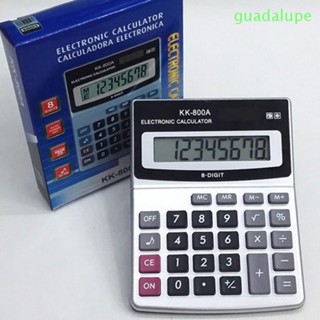 Guadalupe เครื่องคิดเลข 8 หลัก หน้าจอกว้าง ขนาดเล็ก KK-800A