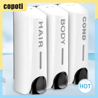 Copoti 3-in-1 เครื่องจ่ายสบู่เจลอาบน้ํา แบบติดผนัง อเนกประสงค์ 350 มล. สําหรับบ้าน