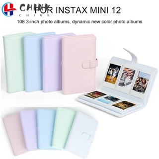 Chink อัลบั้มรูปภาพ หนัง PU 3 นิ้ว สําหรับ Fujifilm Instax mini 12