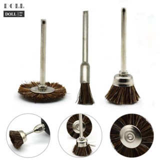 ⭐24H SHIPING ⭐Horse Hair Brush Cleaning Polishing Horse Hair Line Rotary Tool Wire Brush Set