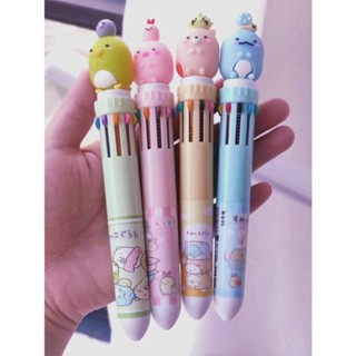 ปากกาลูกลื่น Sumikko Gurashi หลากสี 10 สี In 1