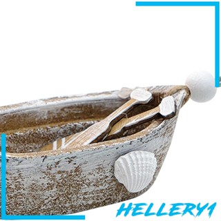 [Hellery1] รูปปั้นเรือ แบบไม้ ขนาดเล็ก สร้างสรรค์ สําหรับตกแต่งบ้าน ห้องนั่งเล่น