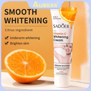 Sadoer 50g Vitamin C Underarm Whitening By Clarity Essentials - Underarm Whitening Toner - Underarm Whitening Cream Moisturizing Brightening Underarm Knee Whitening TECH3