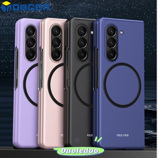 Inovagen เคสโทรศัพท์มือถือ PC แบบแม่เหล็ก ไร้สาย พับได้ กันลายนิ้วมือ สําหรับ Samsung Galaxy Z Fold 5 4 3