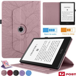 เคสหนัง ฝาพับอัจฉริยะ หมุนได้ 360 องศา พร้อมขาตั้ง สําหรับ Amazon Kindle Paperwhite รุ่น 11 2021