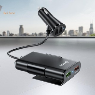 ซ็อกเก็ตชาร์จ USB 40W 8A 4 พอร์ต สําหรับแล็ปท็อป สมาร์ทโฟน กล้อง PSP [Bellare.th]