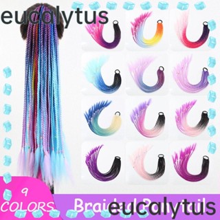 Eucalytus1 ยางมัดผมหางม้า แบบถัก ไล่โทนสี แฟชั่น