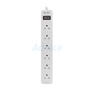 Power Bar GLINK GLS-206 (5M) White