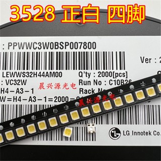 แผ่นแพทช์หลอดไฟ LED 3528 ดวง แกนเดี่ยว 4 Pins 1210 สว่างมาก สีขาว สําหรับติดรถยนต์