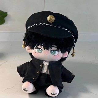 ตุ๊กตาฝ้ายผู้ชาย หล่อเท่ ชุดกางเกงสูท 20 cm หมวกเบเร่ต์ผู้ชาย 20 cm ใส่เครื่องประดับ