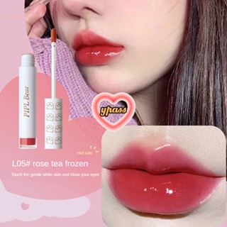 CYREAL CYREAL Pipl Bear Lip Glaze Mirror Water Gloss Waterproof Sweat Cute For Women Students Lip Gloss Lip M-U-D Lip Honey No Lip Markers