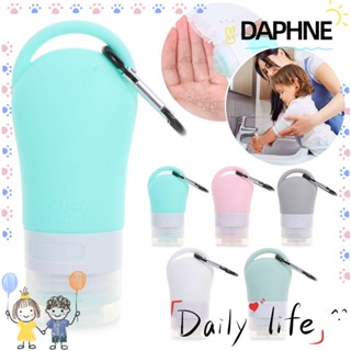 Daphne ขวดบีบซิลิโคน แบบพกพา เติมได้ สําหรับเดินทาง