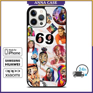 เคสโทรศัพท์มือถือ ลายแร็ปเปอร์ 6ix9ine สําหรับ iPhone 14 Pro Max 13 Pro Max Samsung Galaxy Note10+ S21Ultra