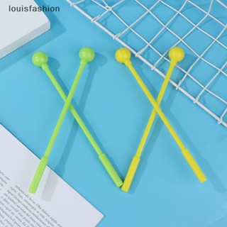 Lfth ไม้ตีกลองพลาสติก อุปกรณ์เสริมเครื่องดนตรี สําหรับเด็ก 2 ชิ้น