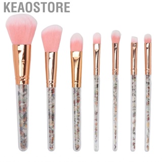Keaostore Cosmetic Brush Set Ergonomic Design Gentle Makeup Kit Versatile Uasge Stylish Handle ABS Soft for Beauty Salon