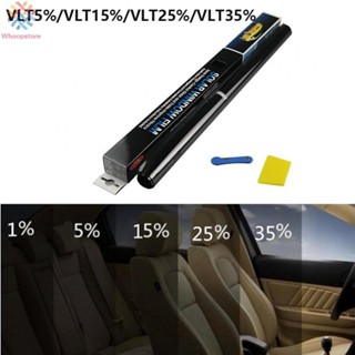 ม้วนฟิล์ม สีดํา 300 มม. x 5 ม. 5% 35% VLT ประสิทธิภาพสูง สําหรับติดรถยนต์