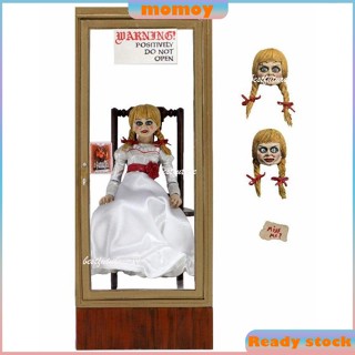 ใหม่ NECA ตุ๊กตาฟิกเกอร์ The Conjuring Annabelle Ghost ของเล่นสําหรับเด็ก