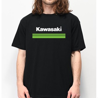 KAWA001 เสื้อยืด คุณภาพเกรดพรีเมียม มอเตอร์ไซต์ เรซซิ่ง คาวาซากิ KAWASAKI GREEN TEAM ZX10R Z800 ER6N KLX