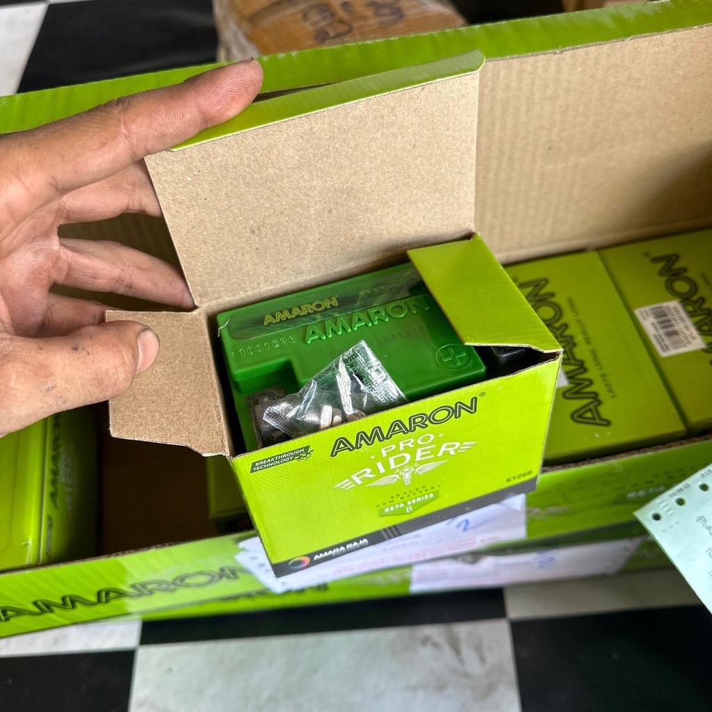 มอเตอร์ไซค์ AMARON ETZ5S 12V 5 แอมป์ CCAสูงสำหรับ Fino,Wave,Scoopy-i // NB_Motor