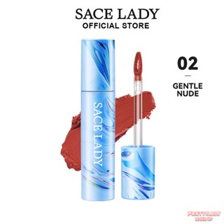 SACE LADY Matte Lip Glaze ลิปสติกเนื้อแมทกำมะหยี่ สีขาวสวย ลิปกลอส กันน้ำ ไม่ติดถ้วย Daily Girl Group Thai Makeup [prettylady]