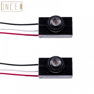 【ONCEMOREAGAIN】Reliable For Outdoor Lighting Sensor Dusk to Dawn Photoelectric Switch Pack of 2