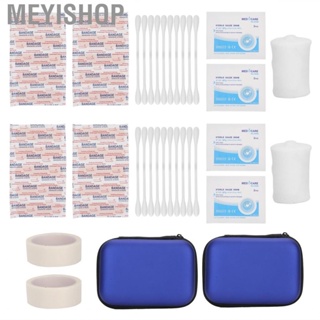 Meyishop 2 Sets Emergency Aid Kit Outdoor Household Bandage Dressing Gauze  Tool Box