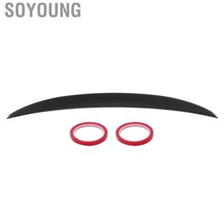 Soyoung Carbon Fiber Look for M performance High Kick Rear Trunk Lid Spoiler Wing Fit 3 Series E92 Coupe 07‑13