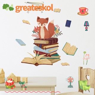 Greateskol สติกเกอร์ติดผนัง, สติกเกอร์ตกแต่งผนังบ้าน, สติกเกอร์ติดผนัง ตกแต่งบ้าน, อุปกรณ์เสริม สติกเกอร์หน้าต่าง มีกาวในตัว