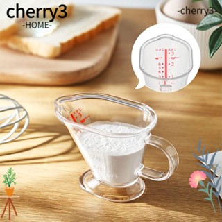 Cherry3 ถ้วยตวง พลาสติก ขนาดใหญ่ พร้อมที่จับ สะดวก สําหรับห้องครัว