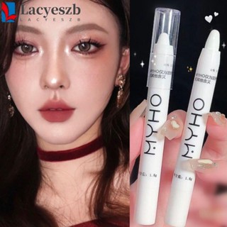 Lacyeszb ดินสอเขียนขอบตา อายไลเนอร์ เนื้อแมตต์ ประกายมุก แวววาว สีขาว สําหรับผู้หญิง