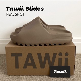 Yeezy Slides Kanye รองเท้าแตะชายหาด พื้นแบน พลัสไซซ์ สําหรับผู้ชาย ผู้หญิง ไซซ์ 45
